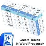 create-tables-word-processor
